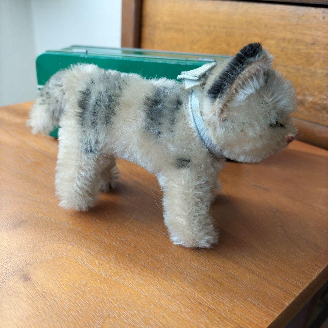 ビンテージ　シュタイフ　Tabby キャット　猫