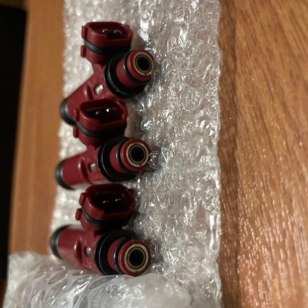 ☆*☆様 NBロードスター等に　未使用 赤 300cc燃料インジェクター 6個セ