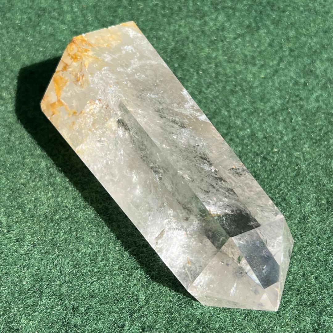 水晶 六角柱 虹入り ポイント 天然石 原石 パワーストーン