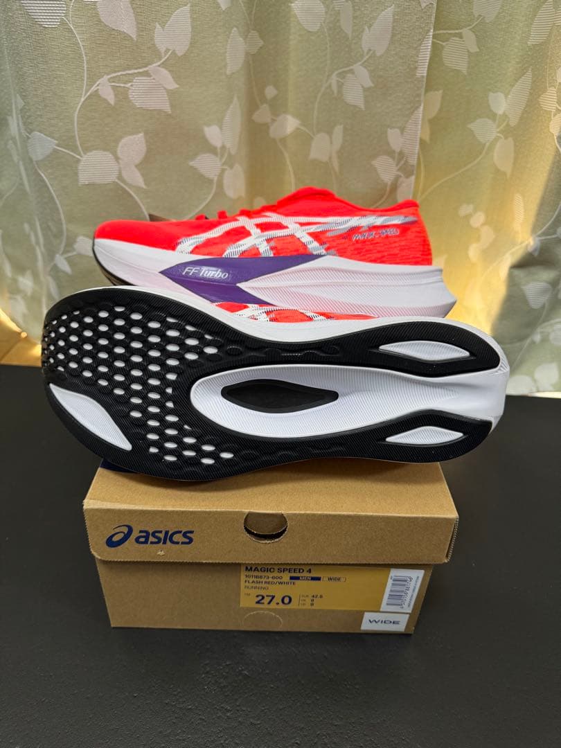 【新品】アシックス　マジックスピード4 ワイド27.0cm