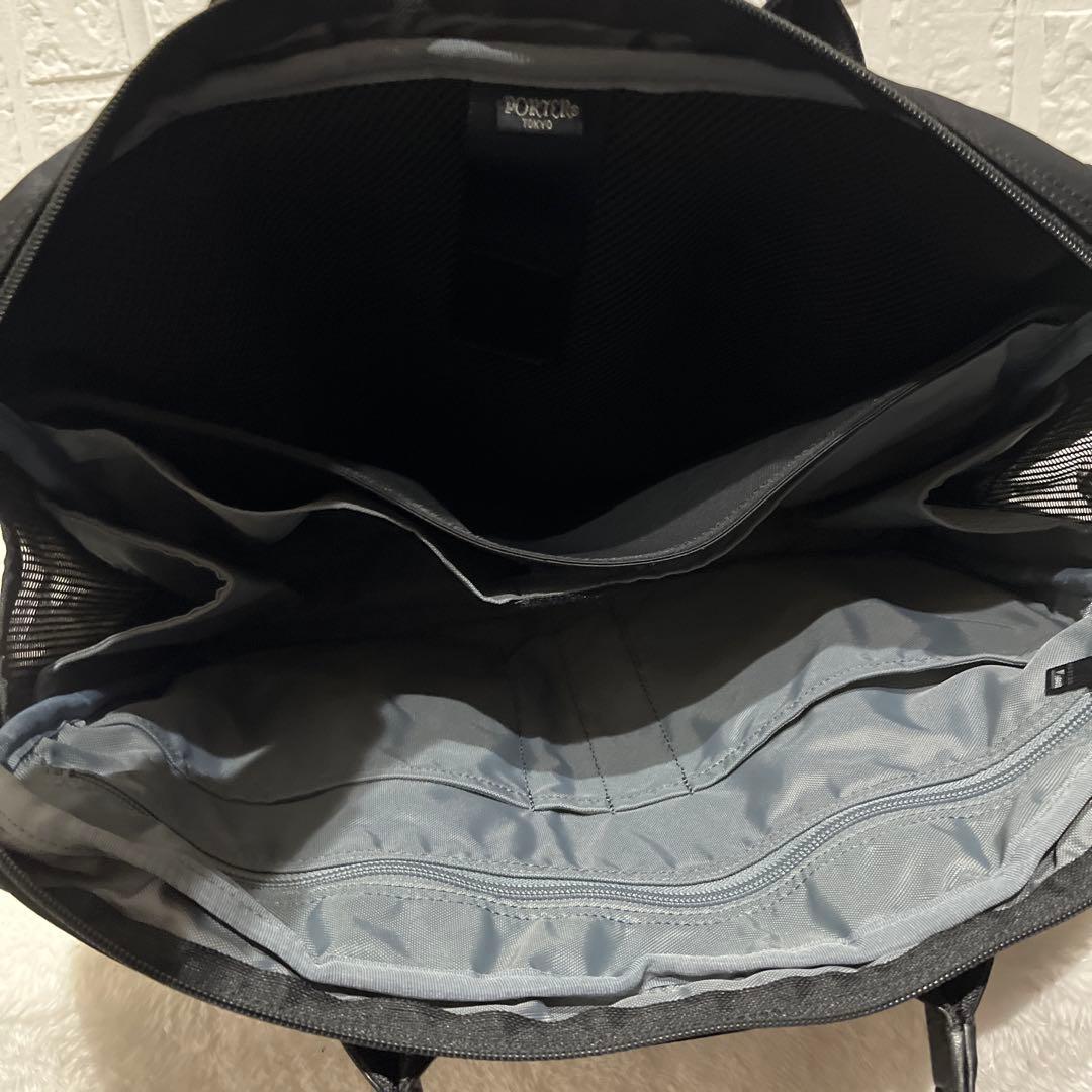 【美品】ポータータイム ビジネスバッグ 2way A4可 ブラック 吉田カバン