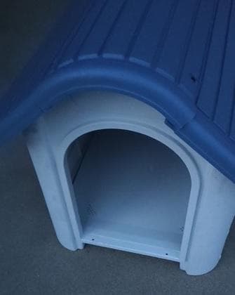 ★プラ製★ ペットハウス 組立簡単 水洗い サビない 高床式 青 他カラー有