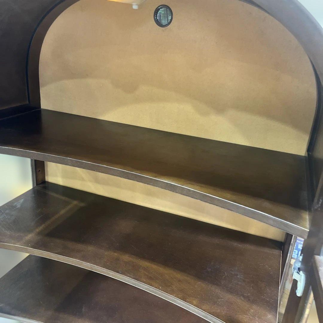 【飛騨産業】キュリオケース◆照明付◇ちょい訳有◆廃盤品◇キツツキ