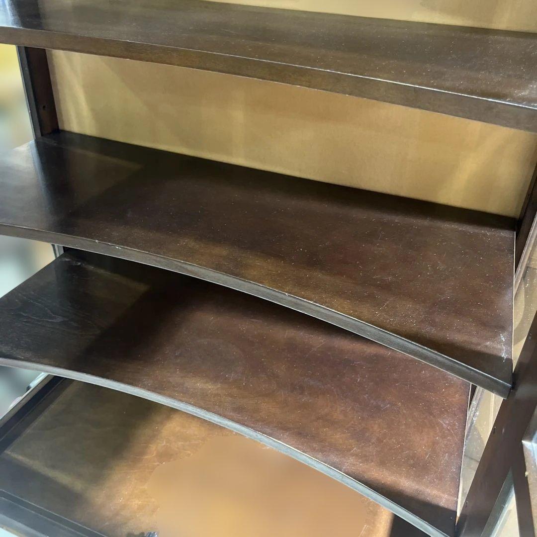 【飛騨産業】キュリオケース◆照明付◇ちょい訳有◆廃盤品◇キツツキ