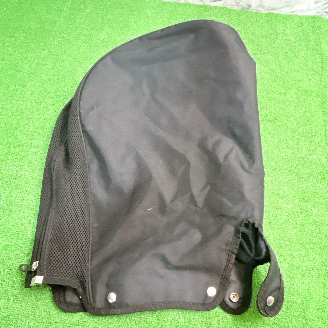 DESCENTE デサント 軽量 キャディバッグ オールブラック スタンド付き