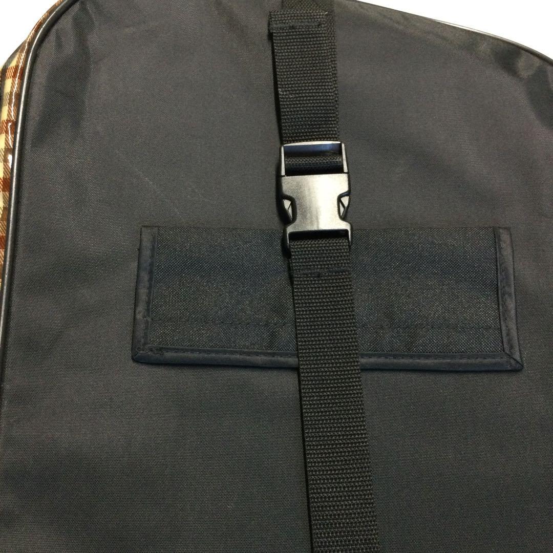 天使のカート　ポルテブラウンチェックＬサイズ　バッグ