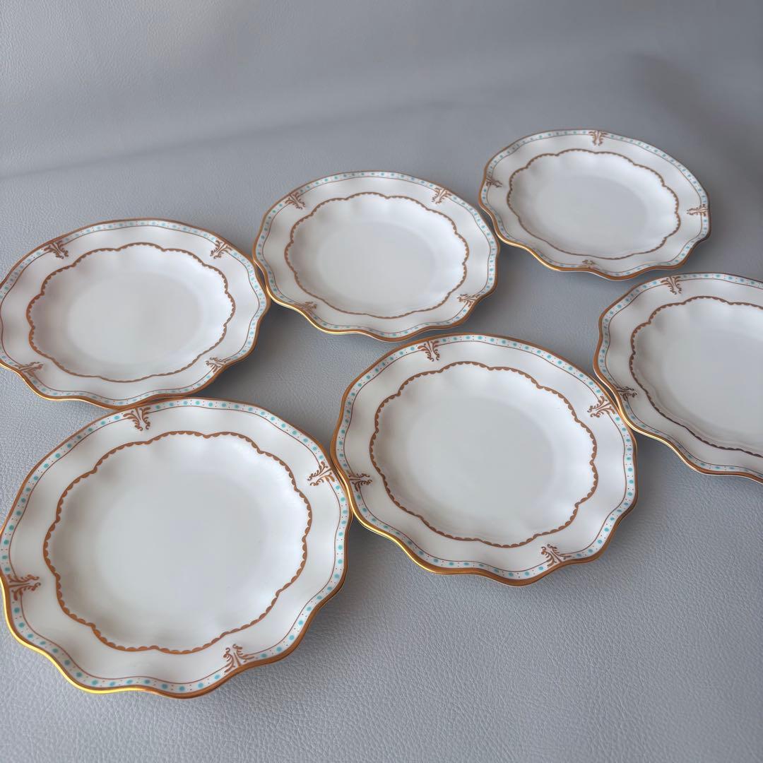 ロイヤルクラウンダービー　ロンバディ　プレート　6枚セット