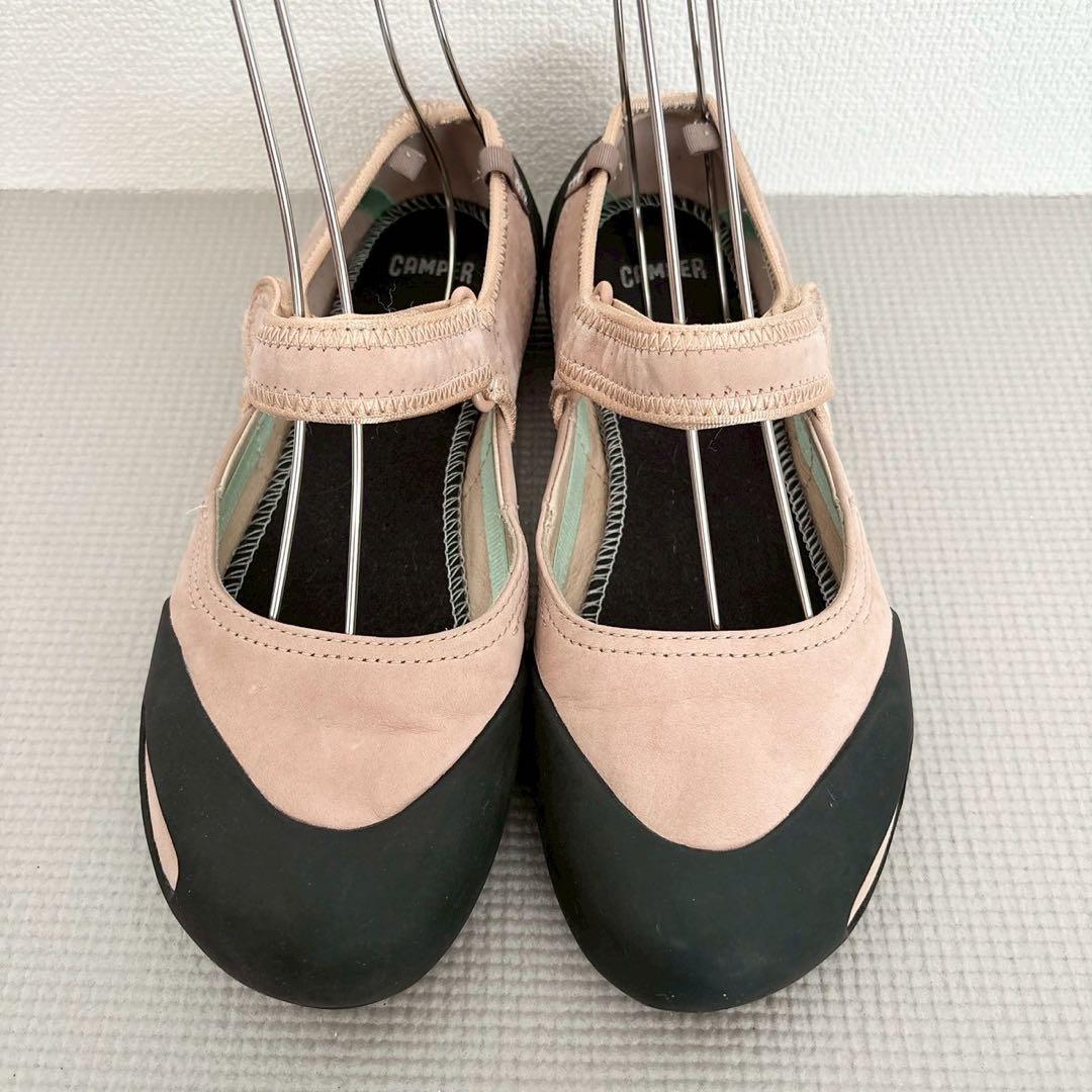 カンペール CAMPER カンペール ライトニナ メリージェーン 37 ベージュ