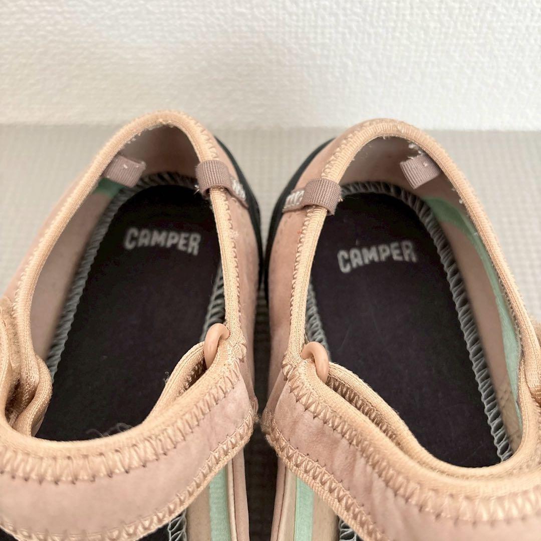 カンペール CAMPER カンペール ライトニナ メリージェーン 37 ベージュ