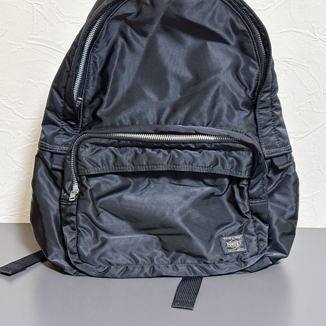 Porter ポーター　リュック　黒　オレンジ