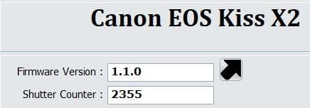 パパイヤ　【新品級ショット数】Canon Kiss X2　スマホ転送