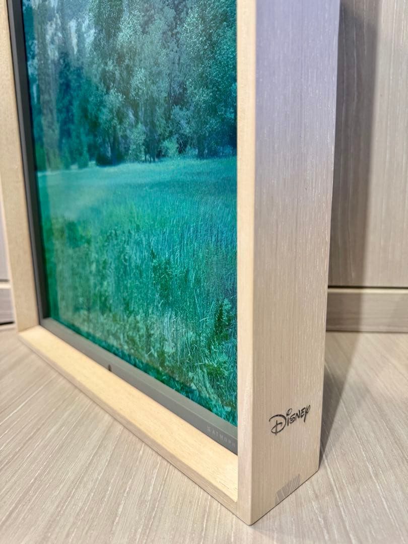 Atmoph Window 2 Disney ホワイトウッドカリモクフレーム美品