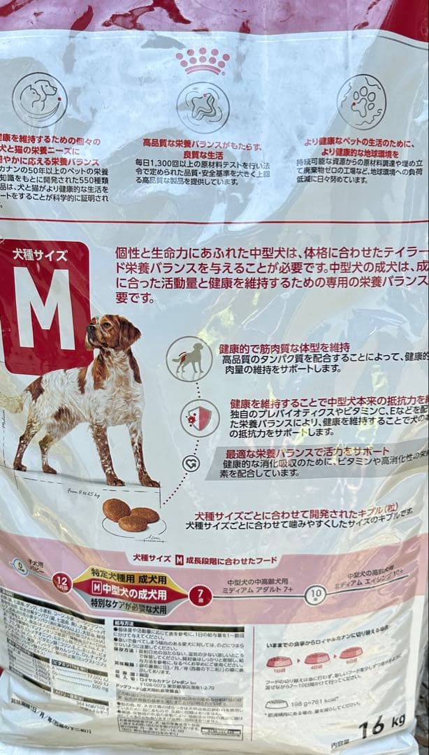  CANIN 中型犬 成犬用 ミディアム アダルト16kg