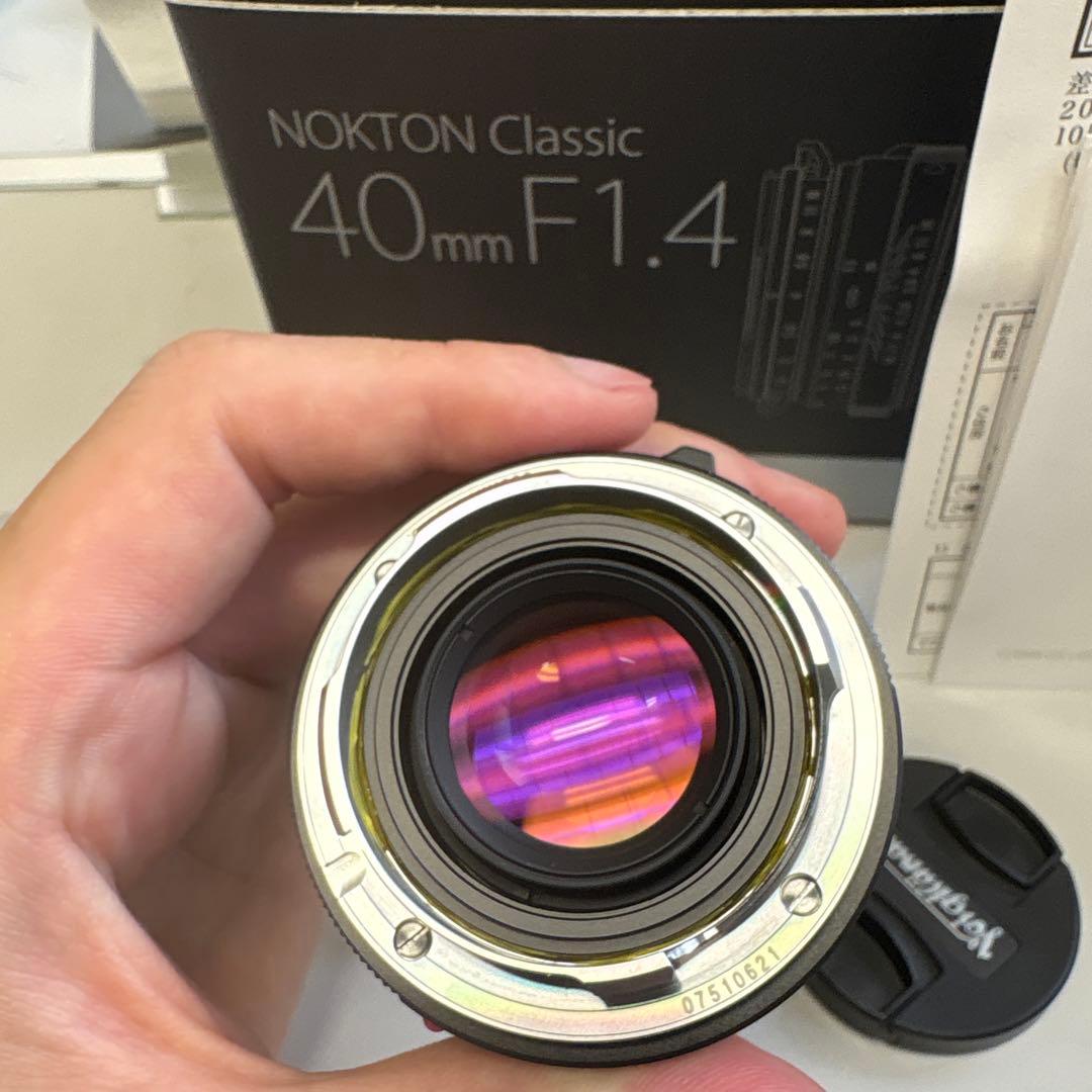 レンズ(単焦点) NOKTON classic 40mm f1.4 SC