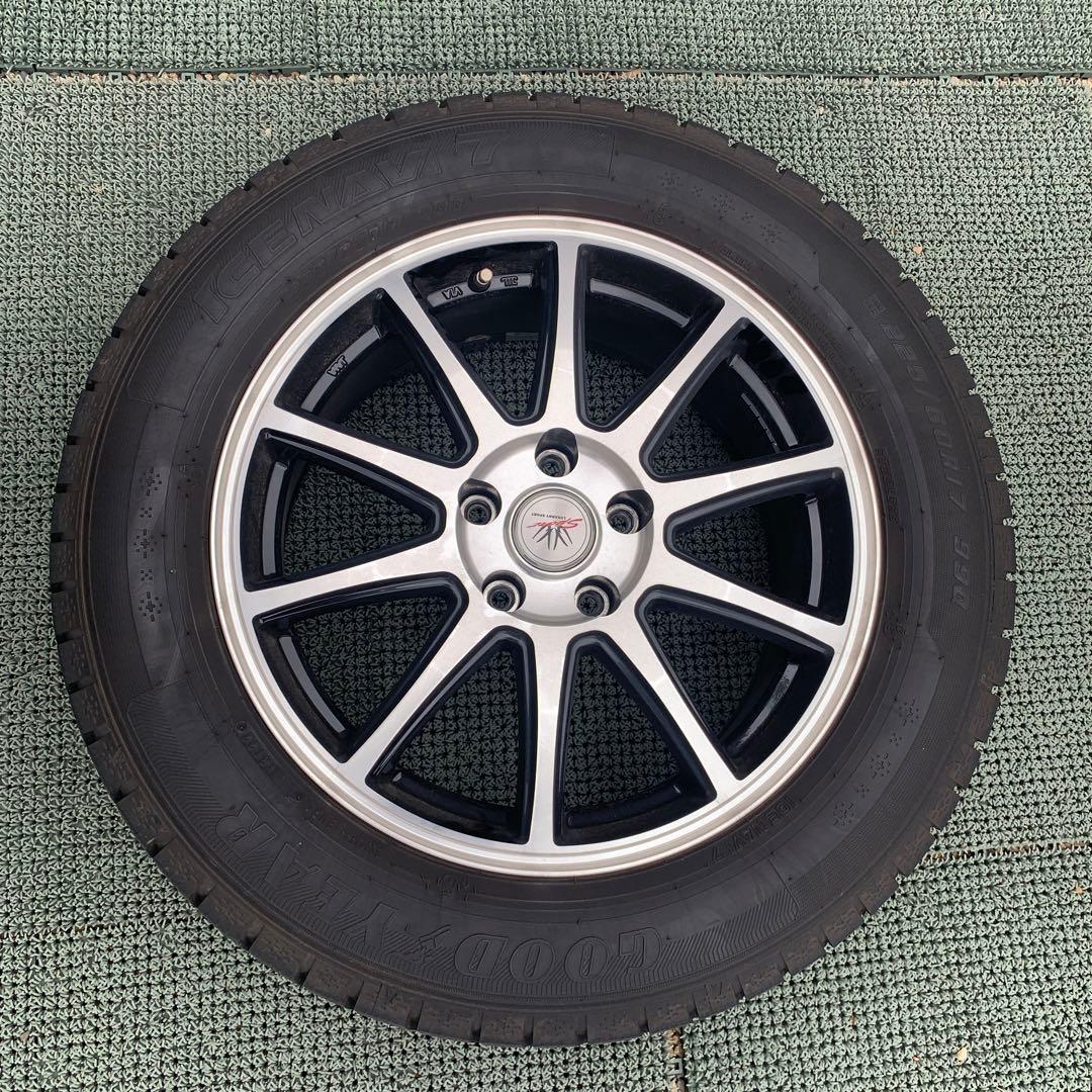 オヒゲ【送料込】スタッドレスタイヤホイール 17インチ