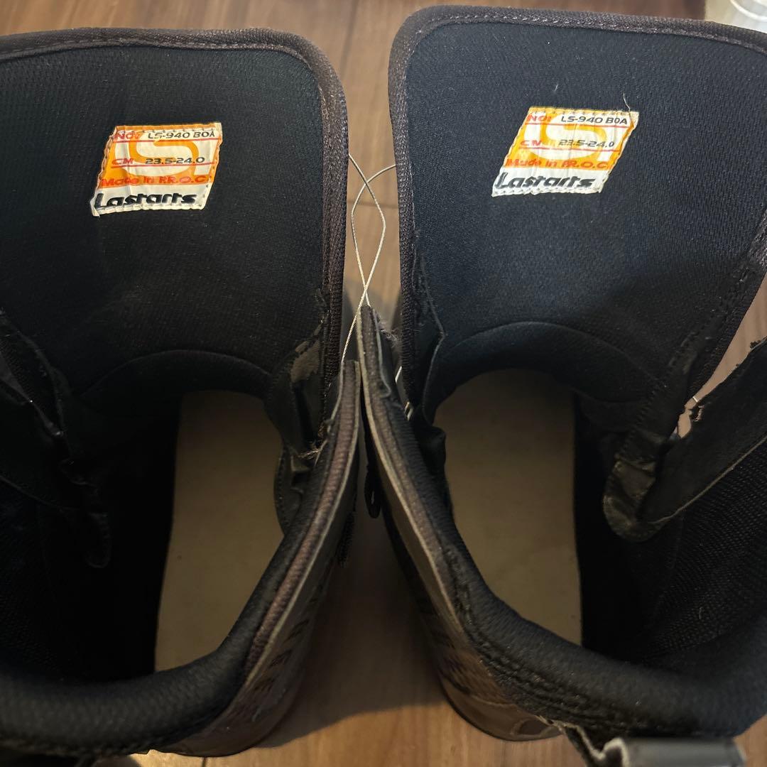 ラスターツ　スノーボードブーツ 23.5〜24.0 黒 ダイヤル式