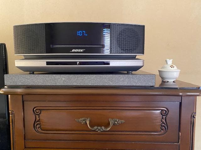 超最高級 天然黒御影石 オーディオボード●340×300×40●　ペア　送料無料