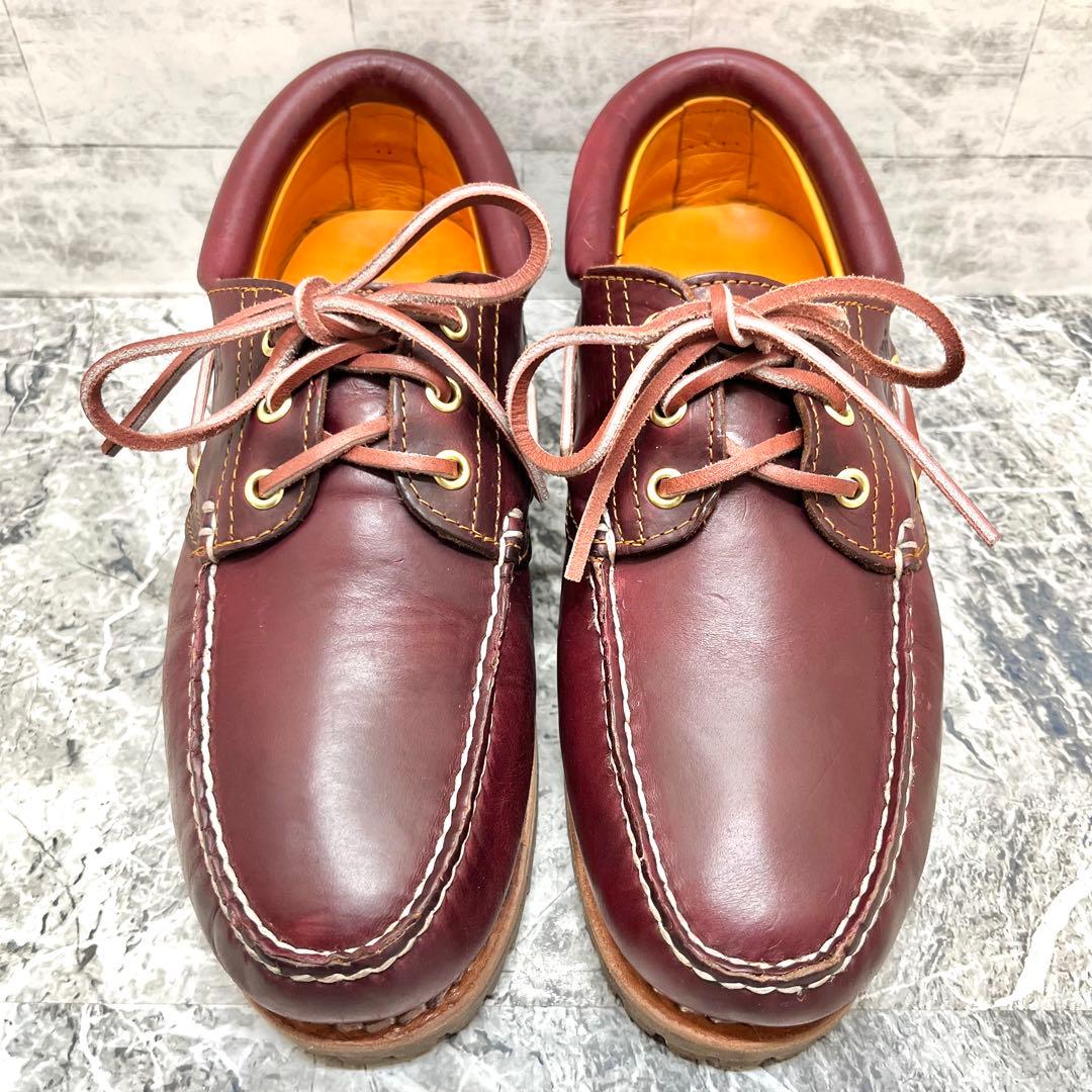 美品✨ ティンバーランド スリーアイ デッキシューズ アメカジ 茶色 26.5