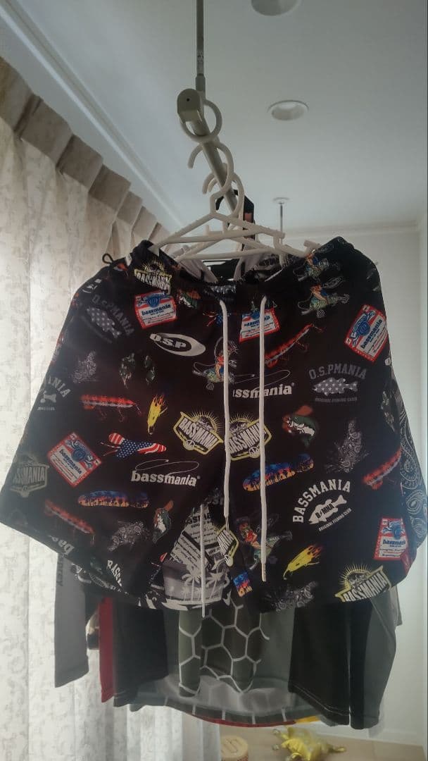 ospフーデッドロングスリーブシャツ、ハイブリッドショーツ