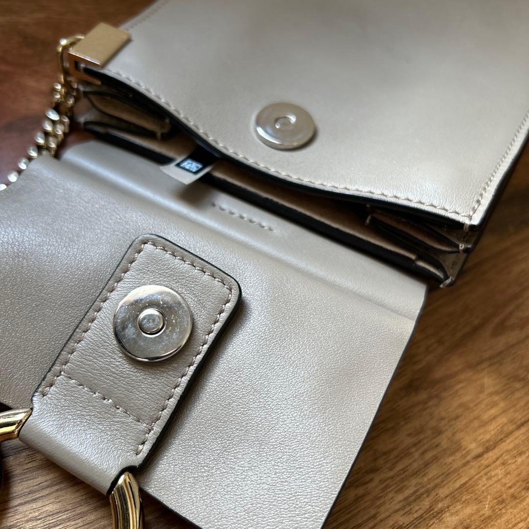 Chloé クロエ　faye フェイ　ショルダーバッグ　グレー