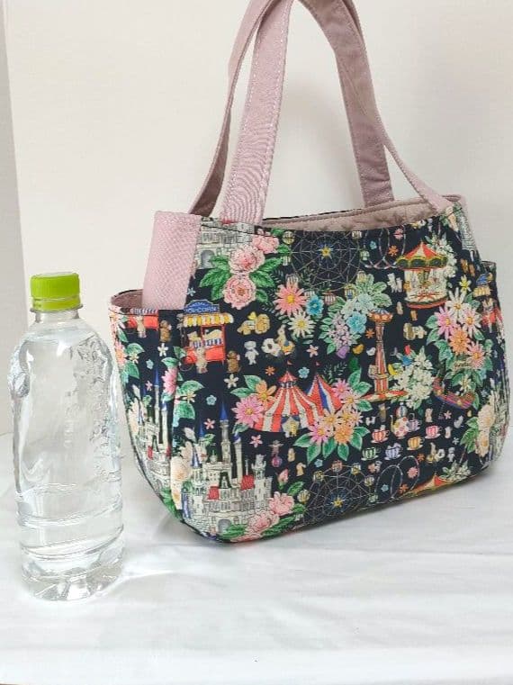 【おまとめ品】チューリップ型ハンドメイドバッグ3点