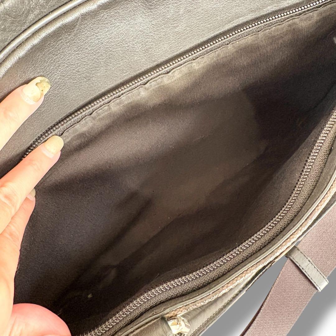 COACH メンズ コーチ シグネチャー レザー ブリーフケース 2way 茶黒