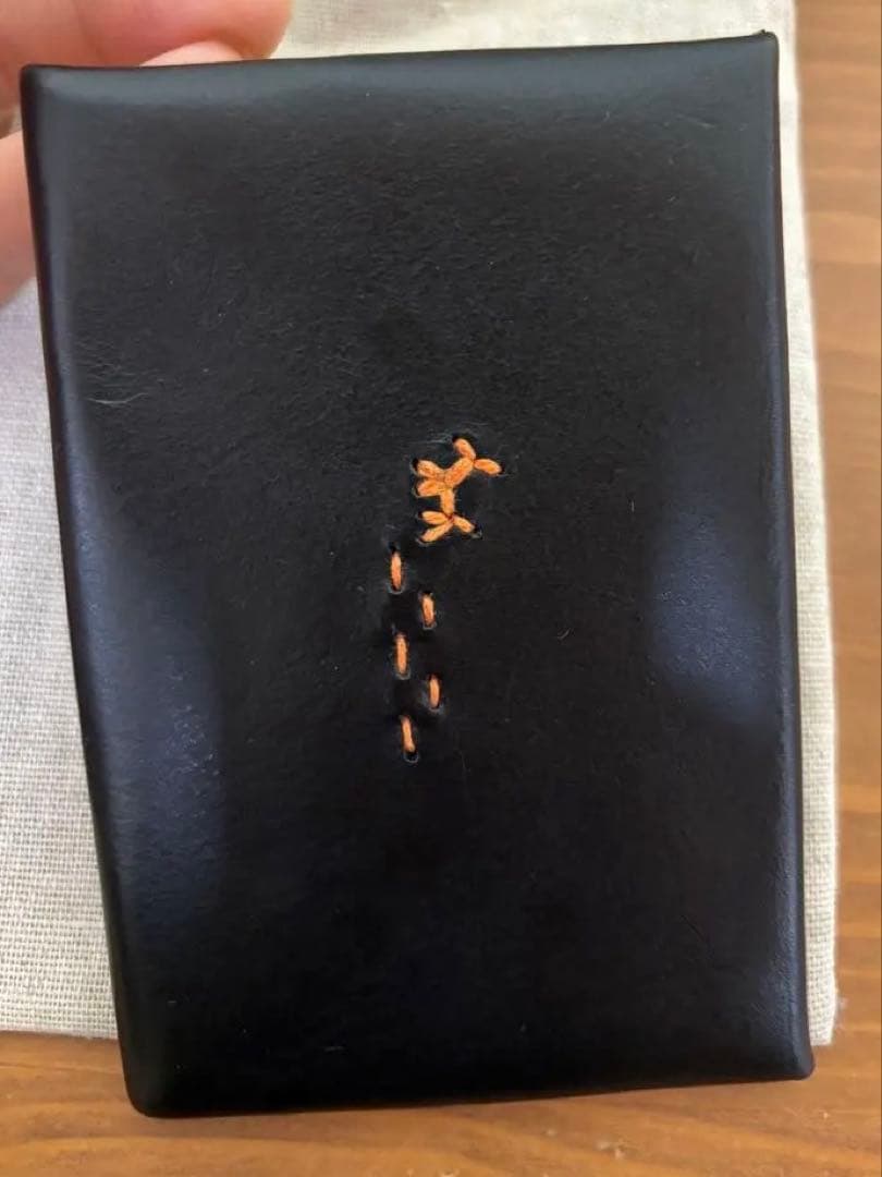 美品　HENRY CUIR カードケース　ブラック