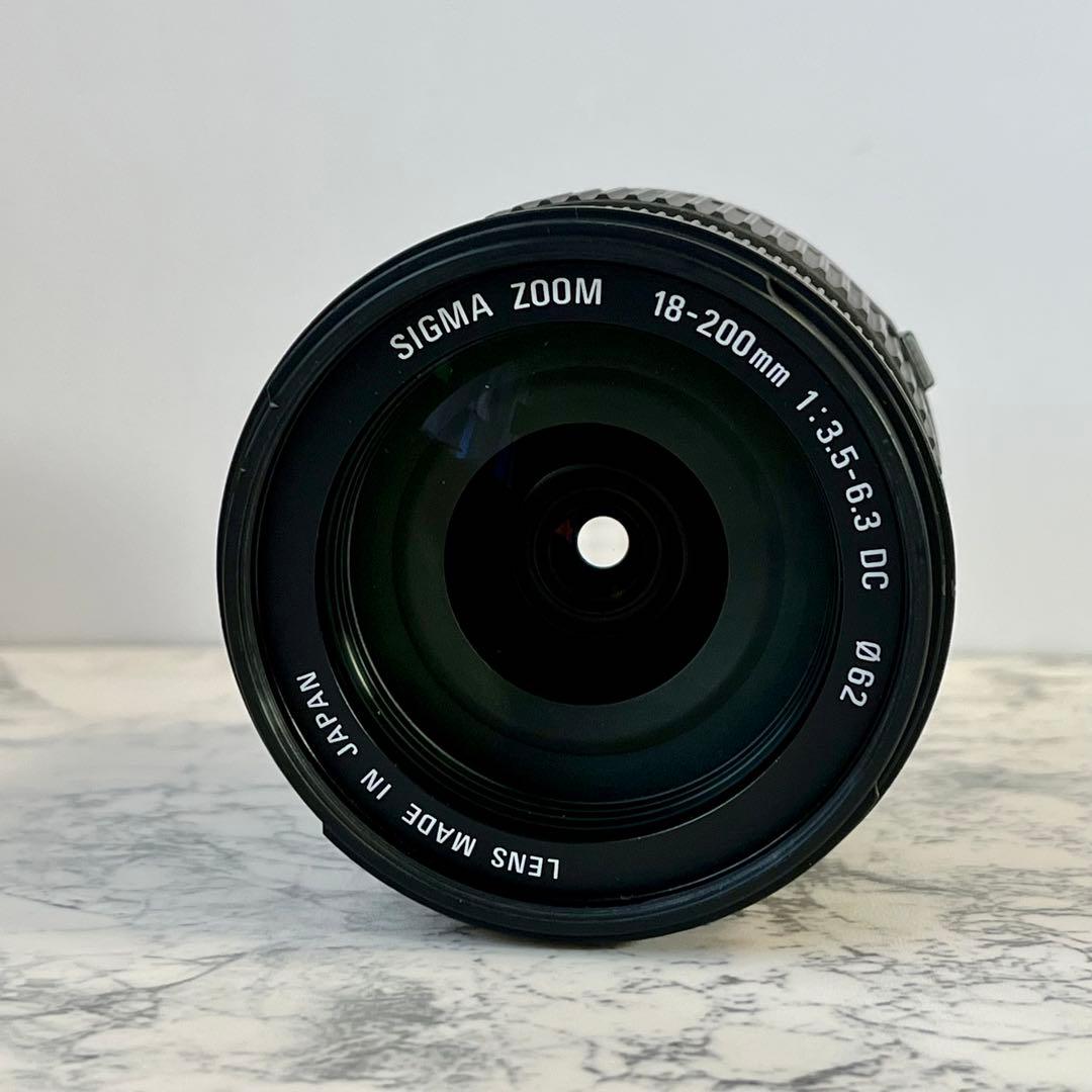 【美品】シグマ 18-200mm F3.5-6.3キャノンEFマウントSIGMA