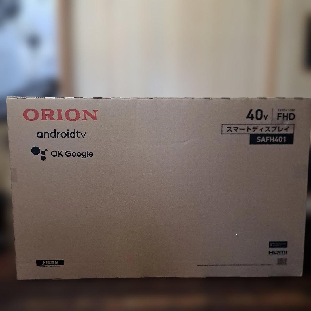 ORION Android tv SAFH40チューナーレス OK Google