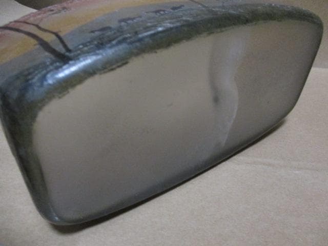 アールヌーボー　ガラス花器　ミューラー作　ですが　M34-2