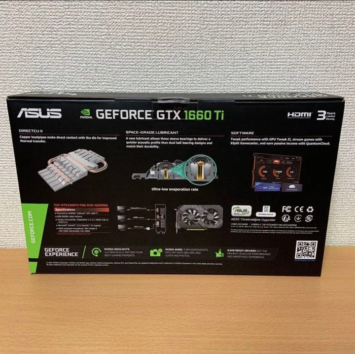 グラフィックボード・グラボ・ビデオカード GTX1660Ti EVO ASUS