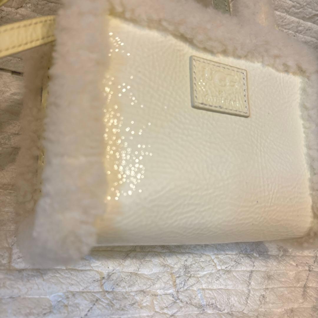 UGG Telfar ホワイト スモールショッパーバッグ　ミニトートバッグ