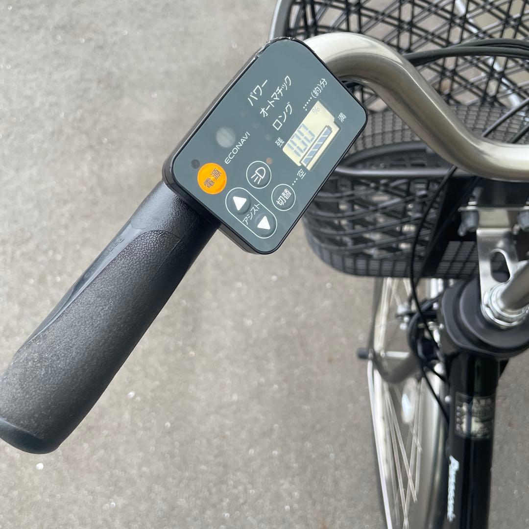 パナソニック電動アシスト自転車26インチブラック（新品バッテリー8.9A h）
