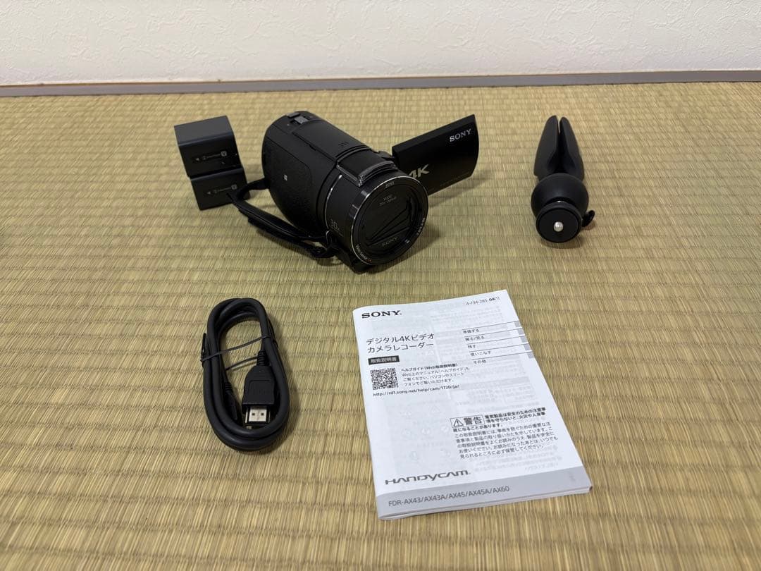 SONY FDR-AX45A 4K ハンディカム ビデオカメラ本体