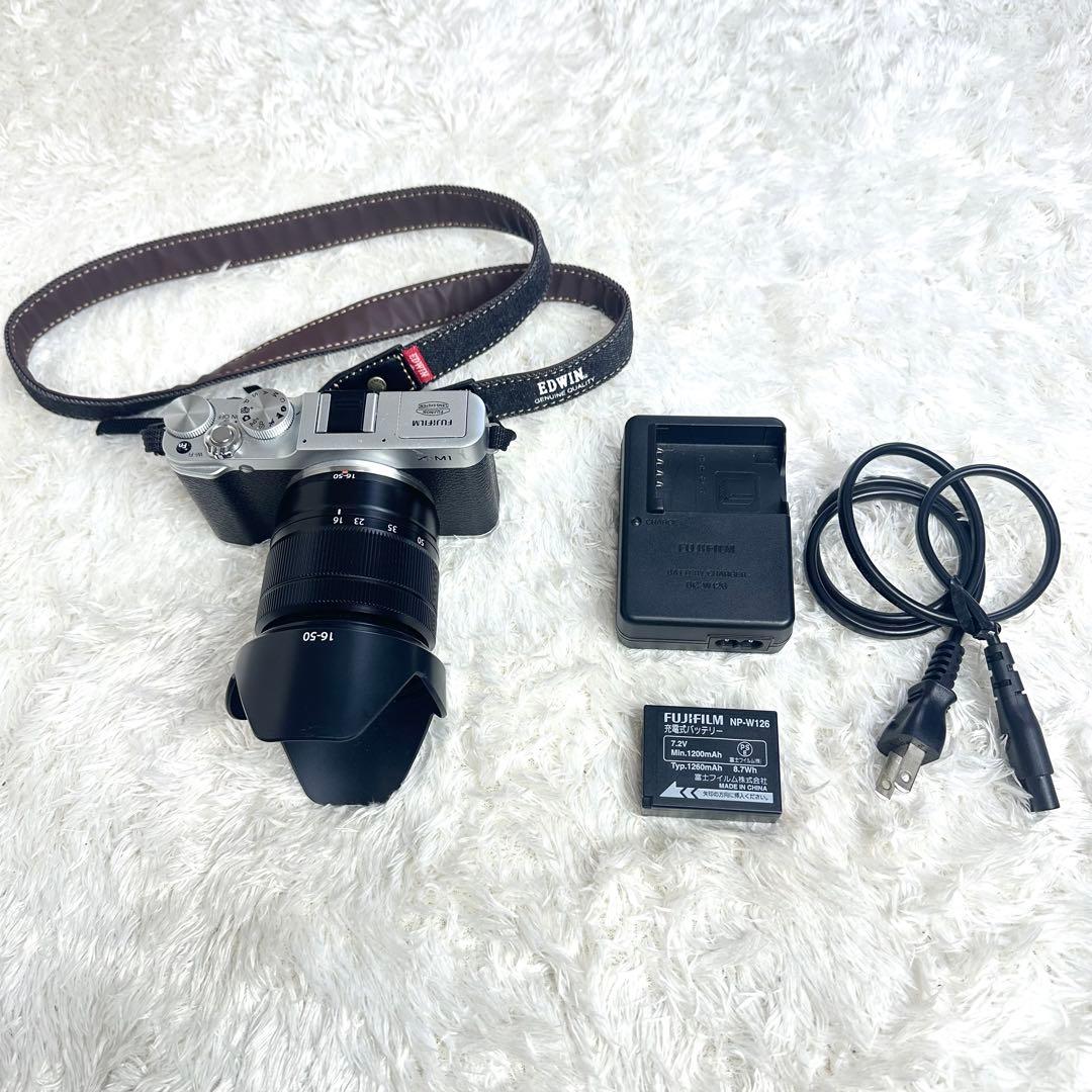 FUJIFILM ミラーレス一眼 X-M1 16-50レンズキット　wi-fi