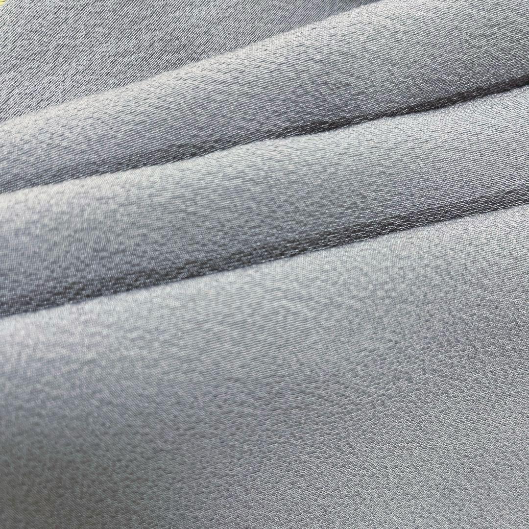 正絹 色無地 淡青紫(未使用品)草木染作家 圓啓【健勝苑】