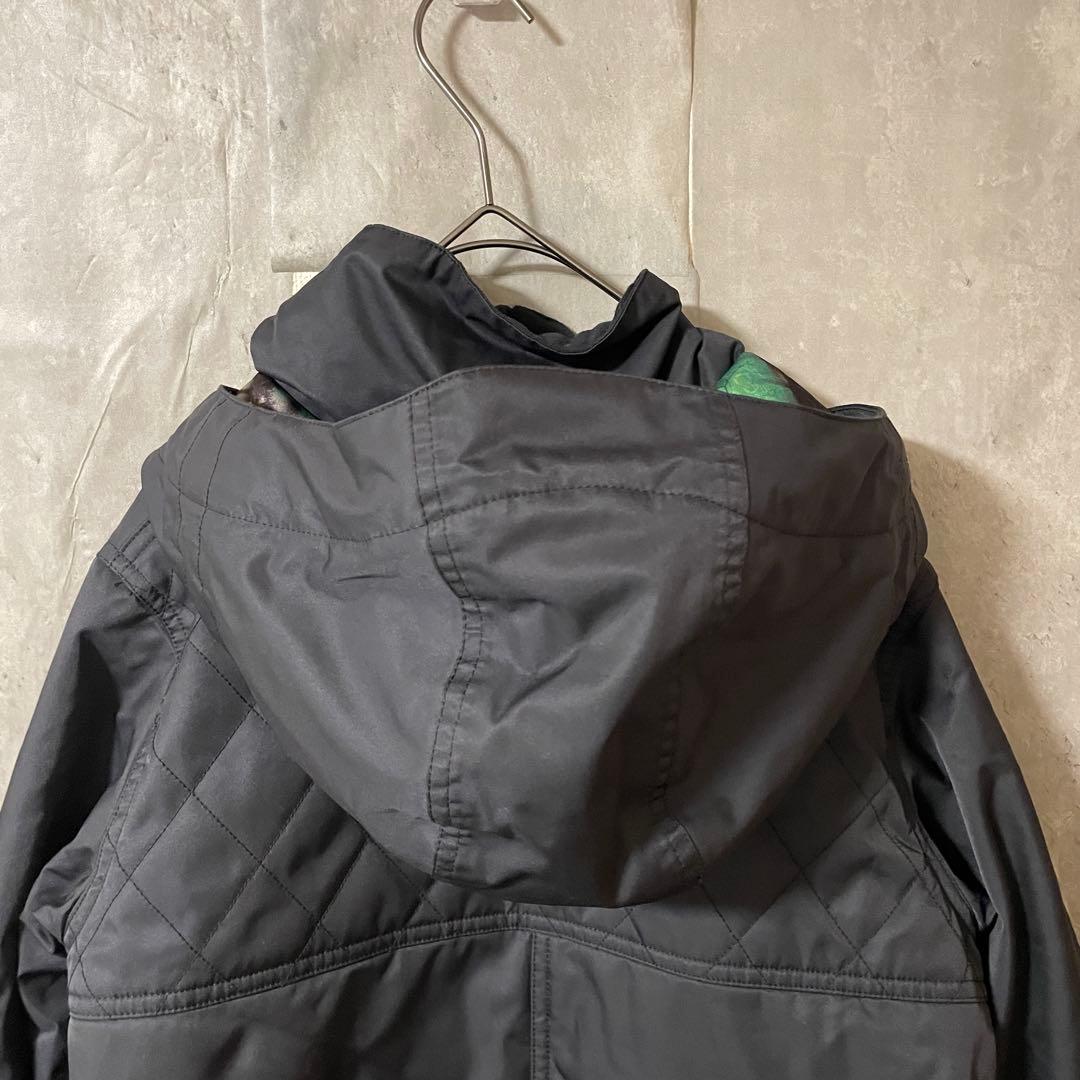 Burtonバートンスキーウェアスノーボードジャケットパーカーフード付黒ブラック