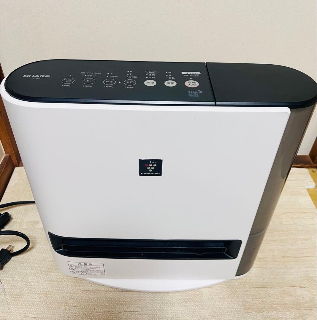 SHARP セラミックファンヒーター 加湿機能付 HX-RK12-W