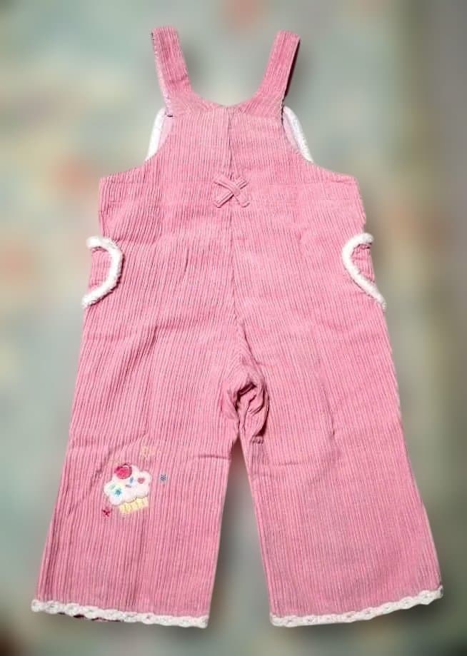 メゾピアノ♪ベリーちゃんマスコット付きオーバーオール♪95