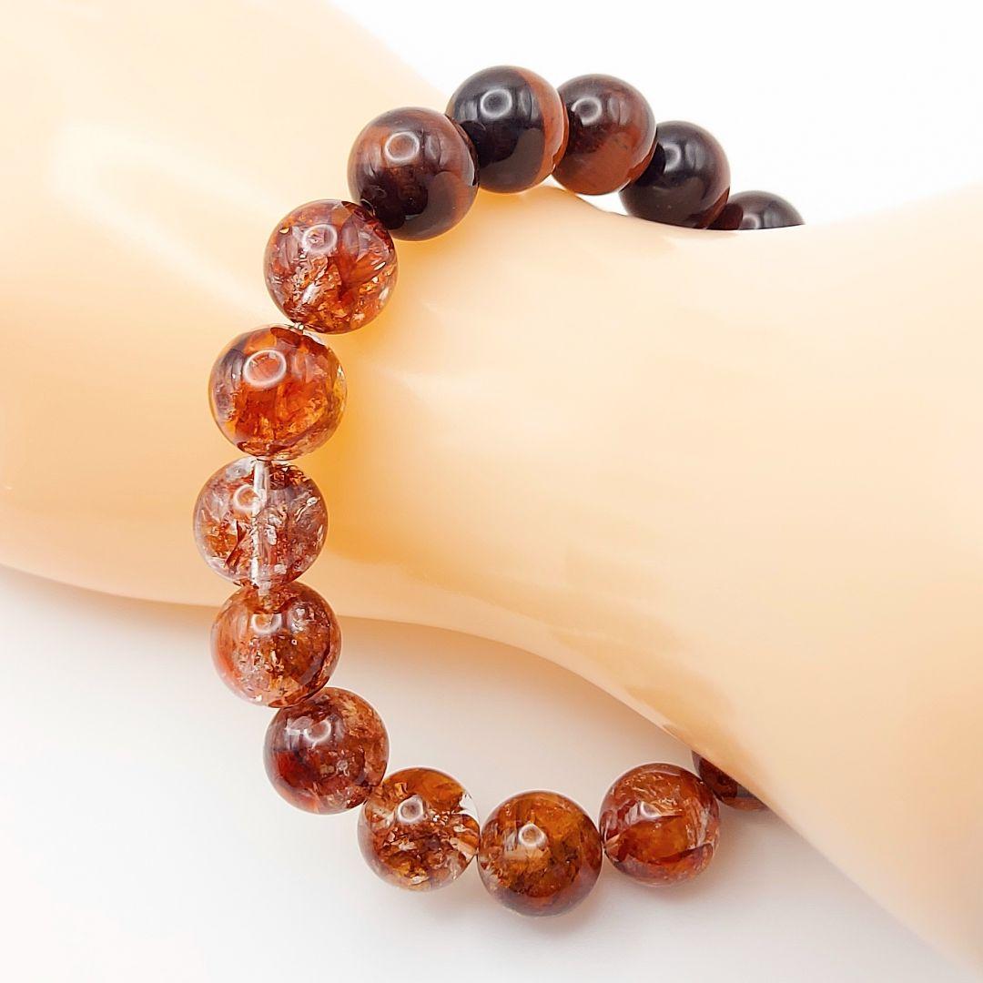 【Ken】天然石 赤一択 オーダーメイド デザインブレスレット