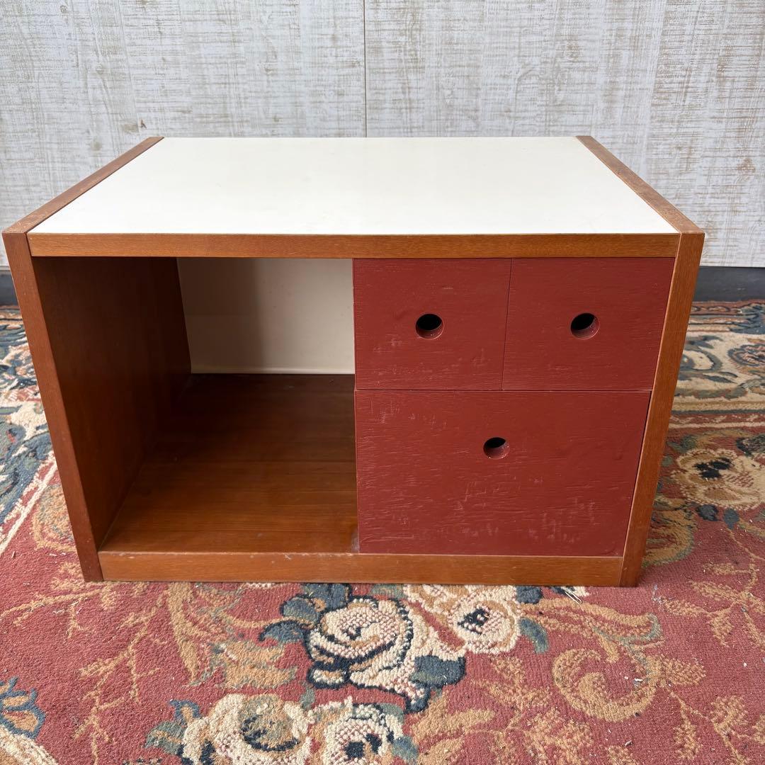 昭和レトロ ミッドセンチュリー 古家具 木製キャビネット サイドボード テレビ台