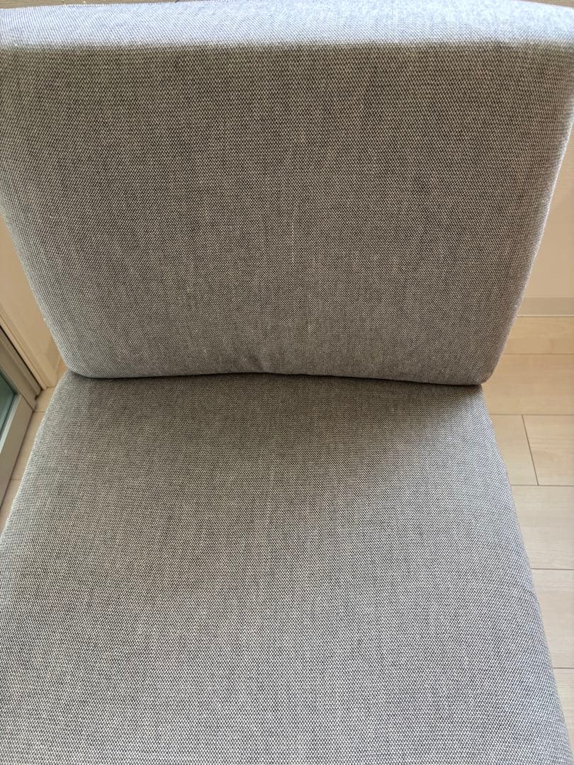 無印1人がけソファ 洗えるカバー付