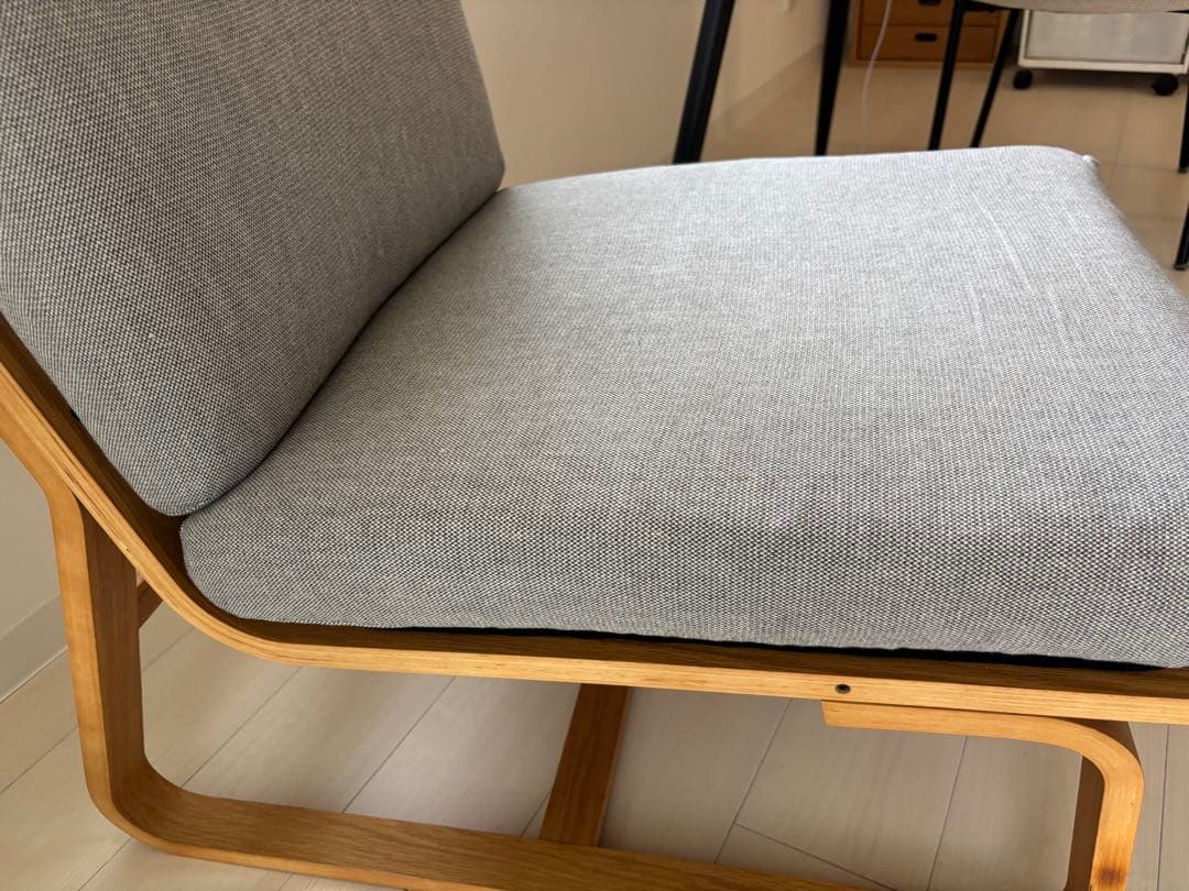 無印1人がけソファ 洗えるカバー付