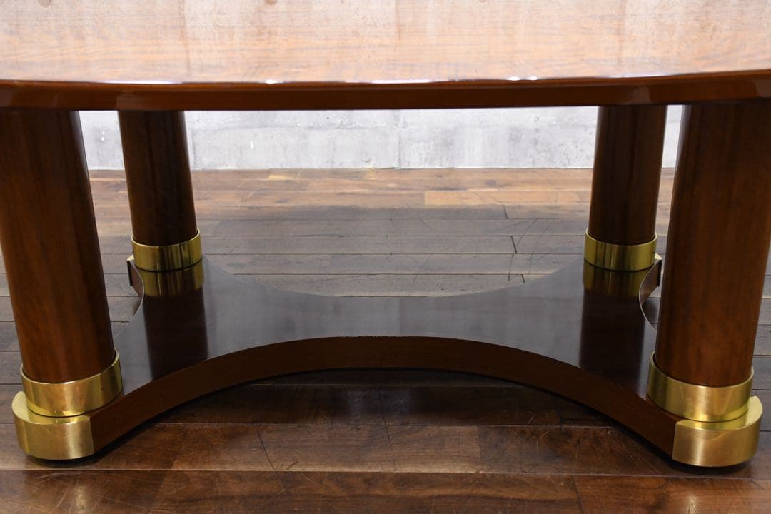 FAC70 カリモク最高峰 ドマーニ フォルザ オーバル型 カクテルテーブル