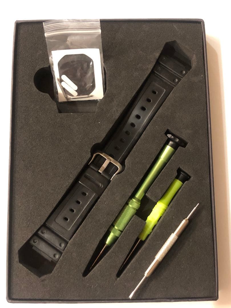 中古品　G-SHOCK DW5600 フルメタルカスタム　ゴールド