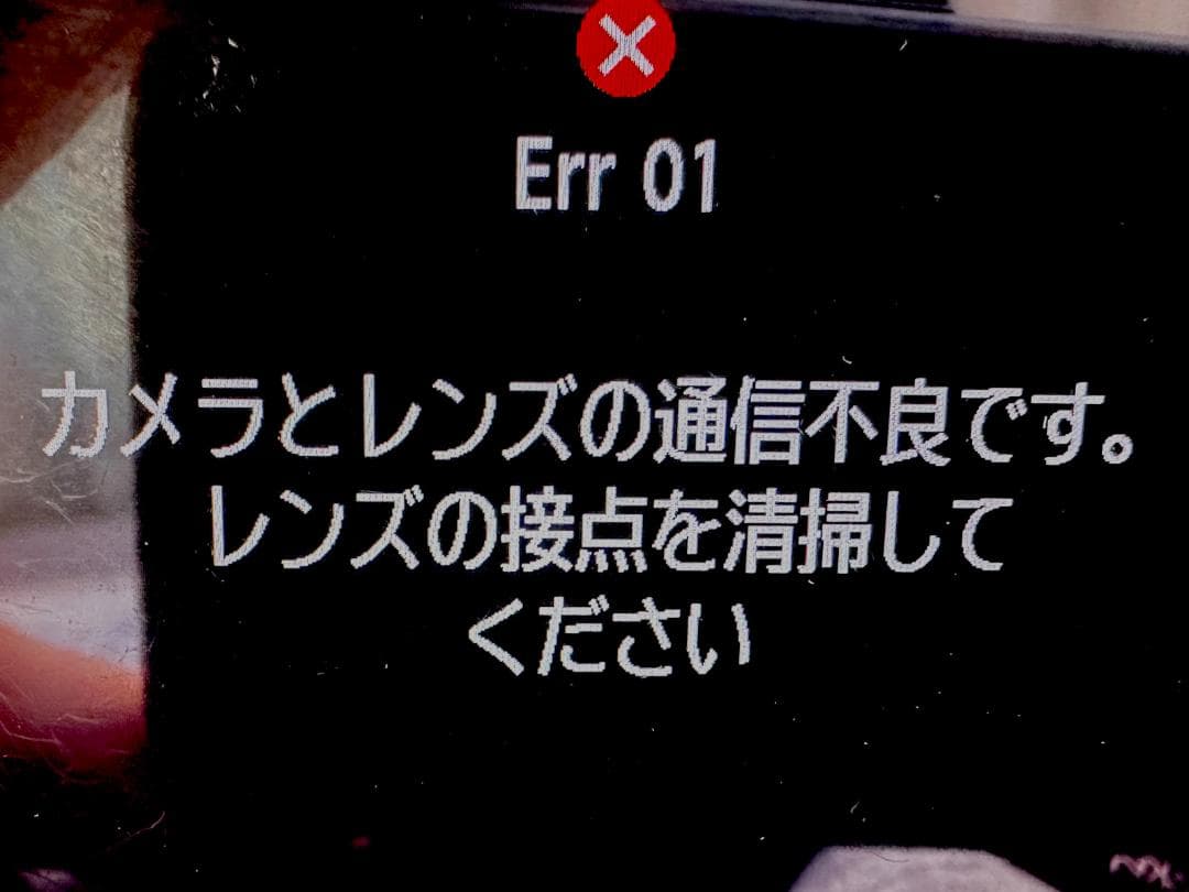 Canon EF28-300L【エラー01】