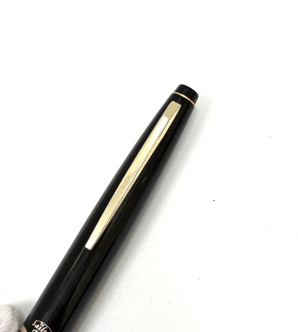 26P1092 saylor セーラー万年筆 ペン先21K 筆記用具 レトロ 黒