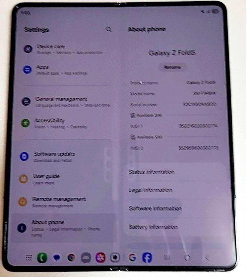 超美品　アンドロイド　ギャラクシー Z Fold 5｜256gb｜SIMフリー版