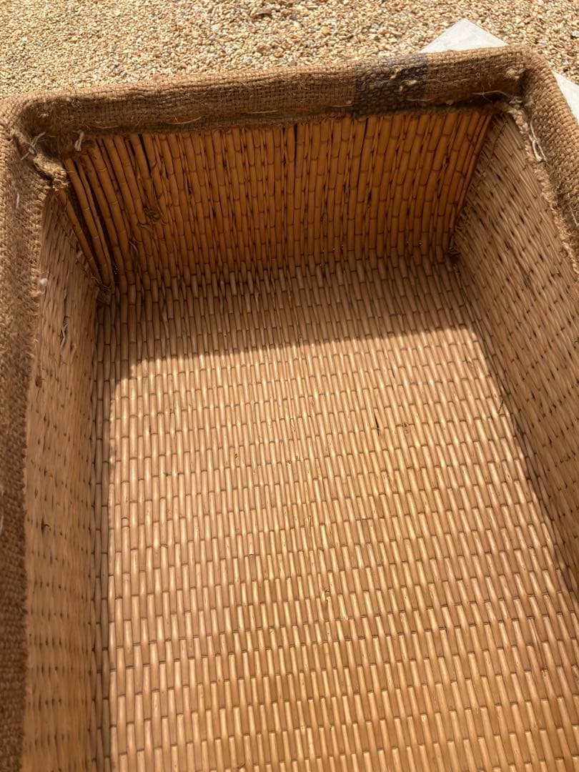 柳行李　 かご 古民具 昭和レトロ 収納