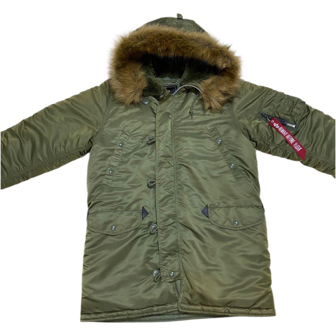 ✨ALPHA INDUSTRIES N3B モッズコート カーキ Lサイズ